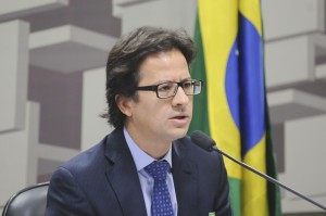 A Comissão de Assuntos Econômicos (CAE) realiza sabatina interativa de Gustavo Rabelo T. Borba, indicado para o cargo de diretor da Comissão de Valores Mobiliários. Em pronunciamento, indicado para o cargo de diretor da Comissão de Valores Mobiliários, Gustavo Rabelo Tavares Borba. Foto: Pedro França /Agência Senado