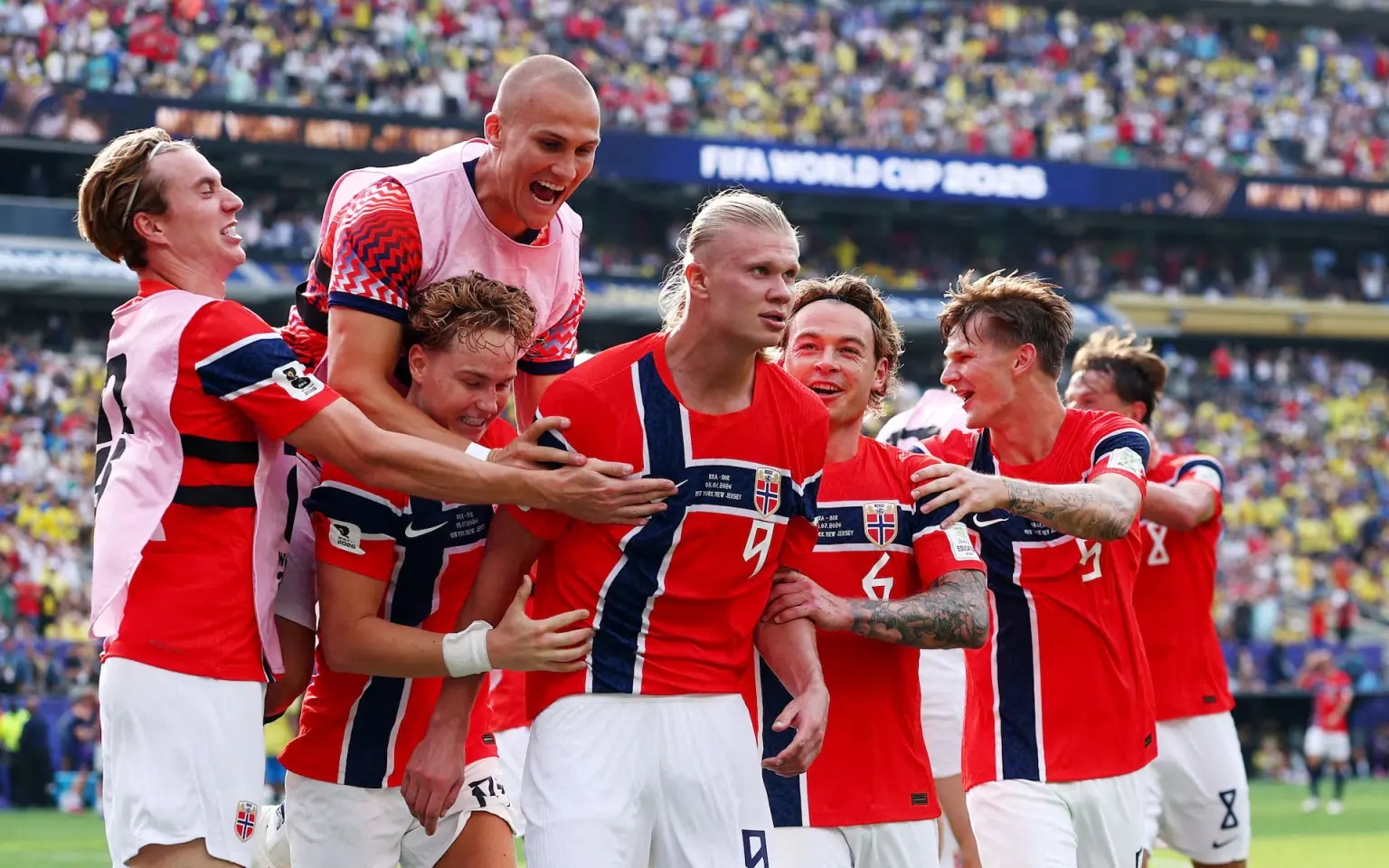 Haaland marca duas vezes, Noruega faz 2 a 1 e elimina o Brasil da Copa do Mundo