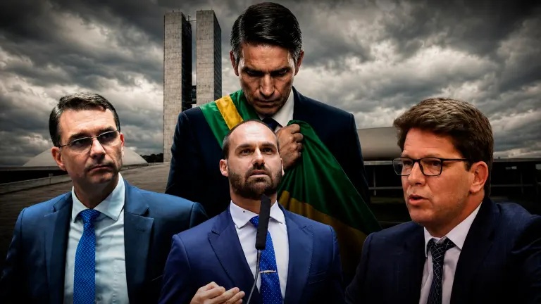 Flávio Bolsonaro, Eduardo e Mário Frias serão investigados pela PF por lavagem de dinheiro