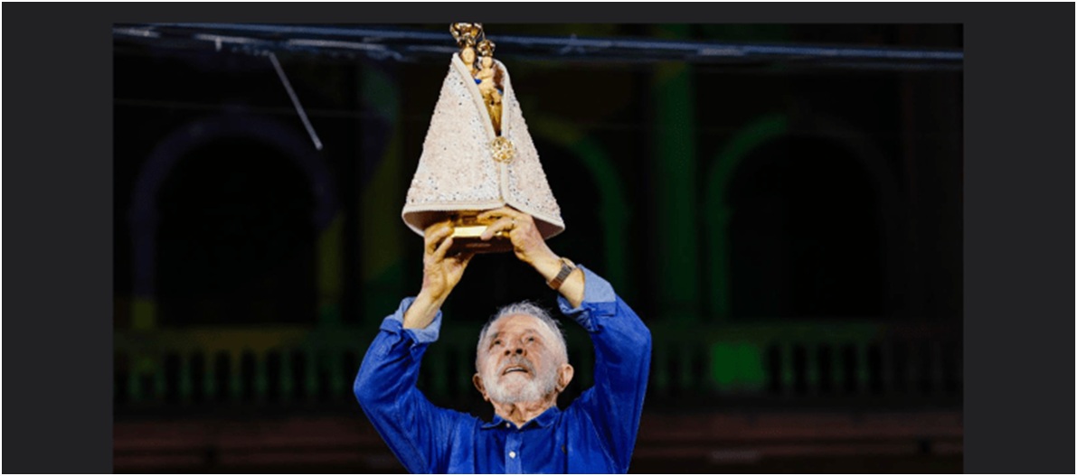 Presidente Lula reafirma Nossa Senhora como padroeira do Brasil: “quem não quiser, que se mude”